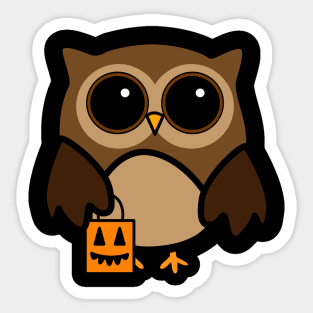 Owl You Glad It's Halloween! Sticker